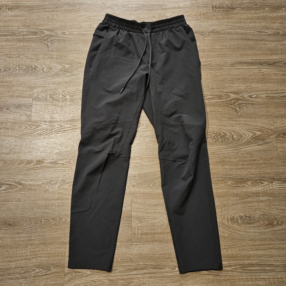 Lululemon License to Train Pants Mens M Gray M5728S Drawstring Athletic